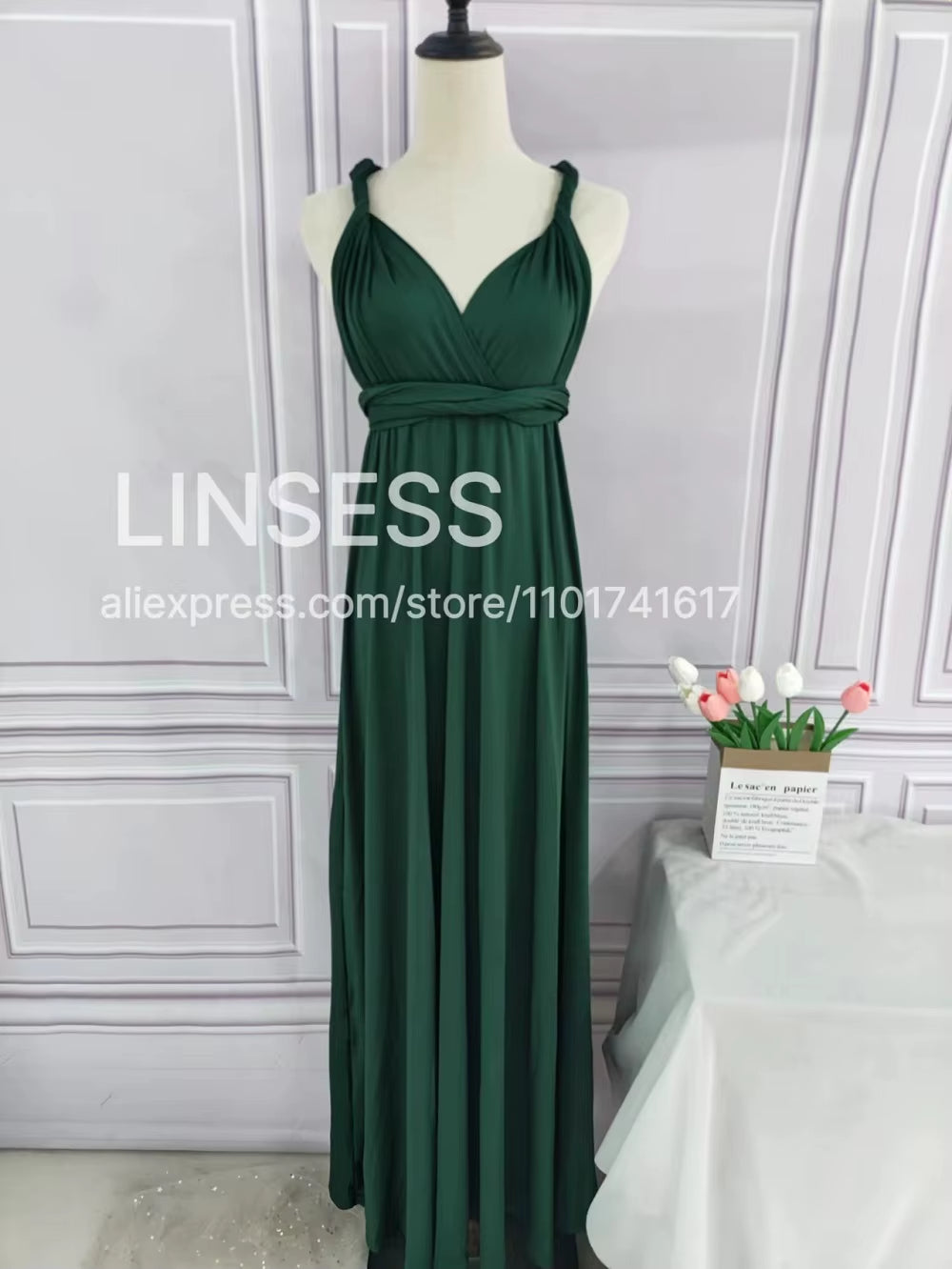 Multiway Maxi Dress Bridesmaid Dress Infinity Cocktail Dress Floor Length Bridesmaid Dress Maxi Dress for Bridesmaid Gifts