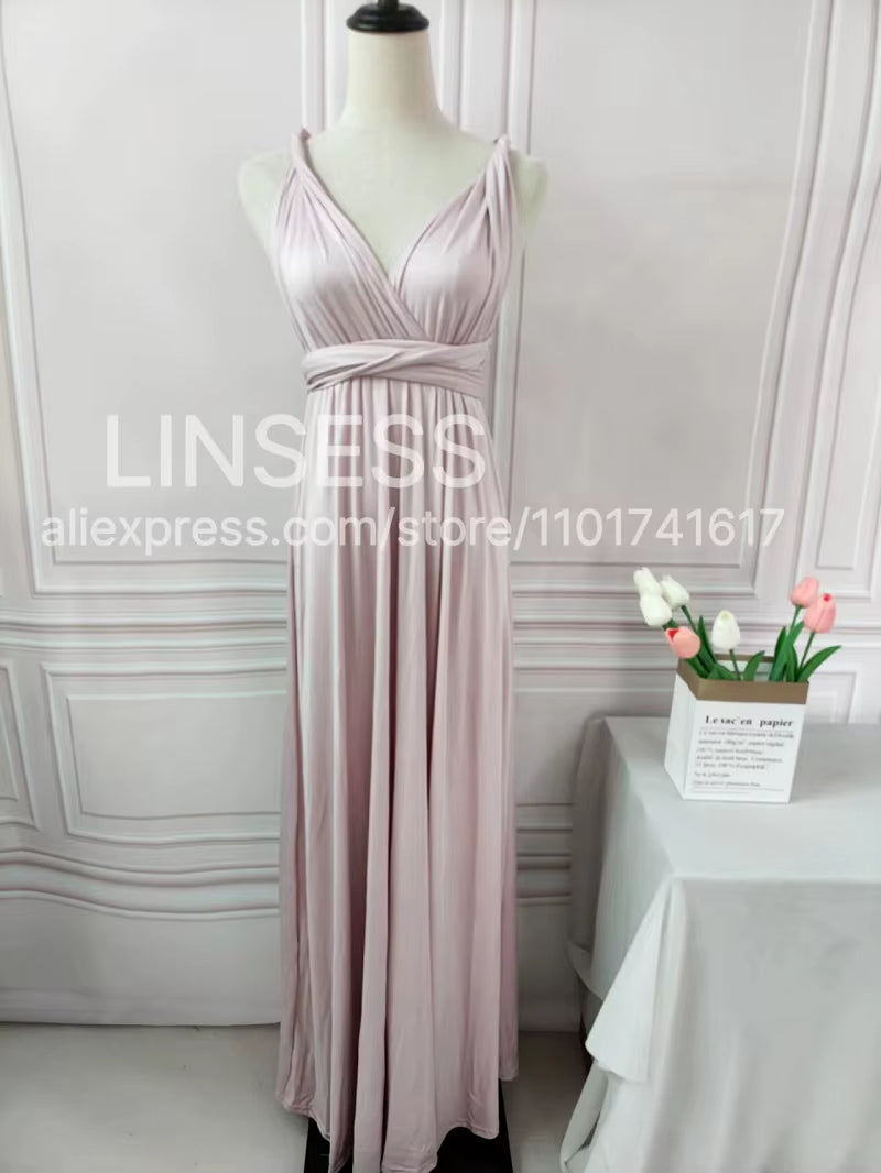 Multiway Maxi Dress Bridesmaid Dress Infinity Cocktail Dress Floor Length Bridesmaid Dress Maxi Dress for Bridesmaid Gifts
