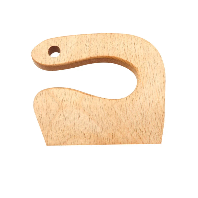 Wooden Knife Kids Cooking Toys Safe Knives Cutting Fruit Vegetable Chopper Kitchen Toy Montessori Education Tools for Toddlers