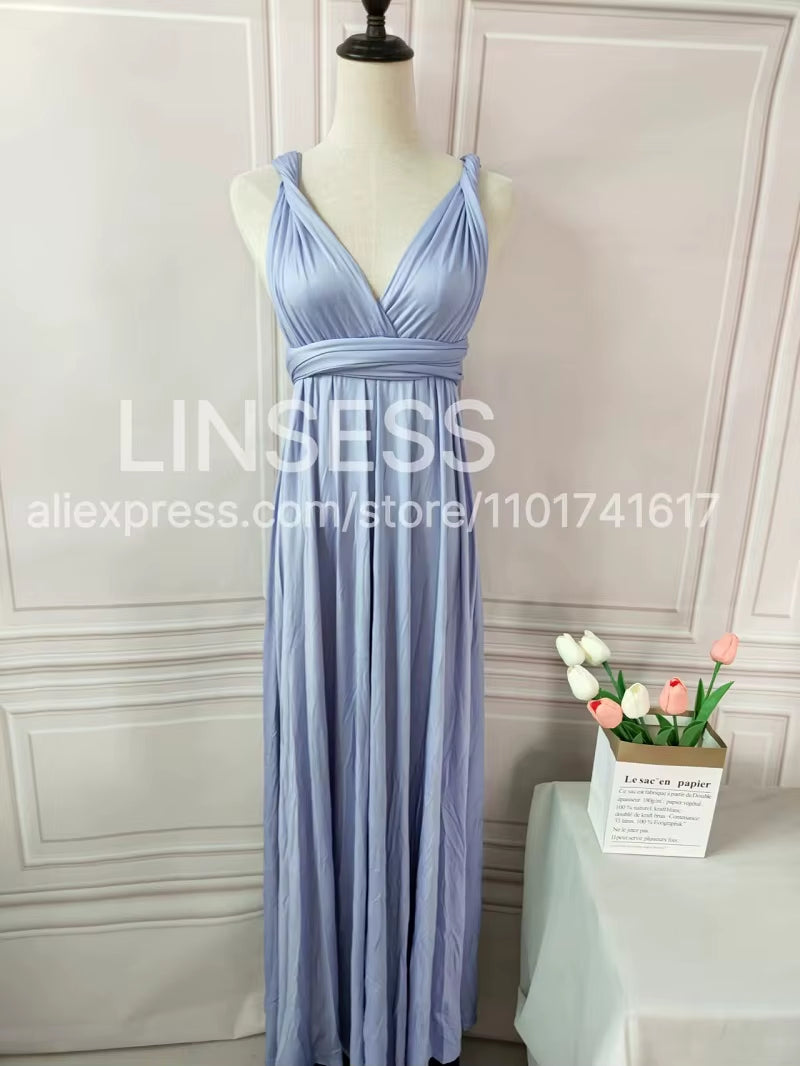 Multiway Maxi Dress Bridesmaid Dress Infinity Cocktail Dress Floor Length Bridesmaid Dress Maxi Dress for Bridesmaid Gifts