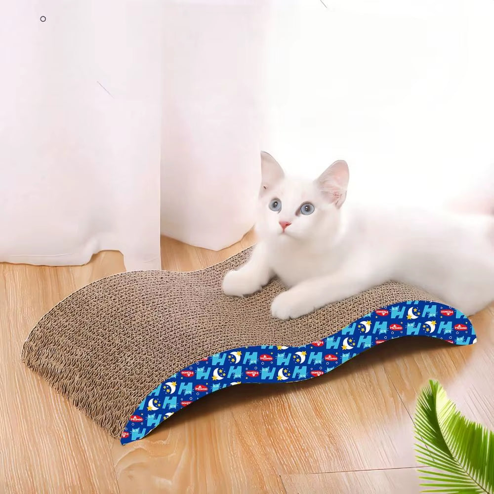 New Bowl Cat Scraper Sharpening Claw Cardboard Corrugated Board Scratch-Resistant Cat Scratch Board Cat Toy Sofa Cushion Bed