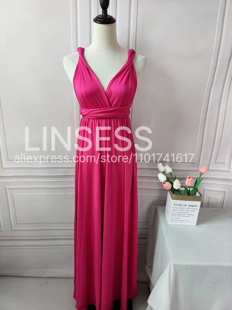 Multiway Maxi Dress Bridesmaid Dress Infinity Cocktail Dress Floor Length Bridesmaid Dress Maxi Dress for Bridesmaid Gifts