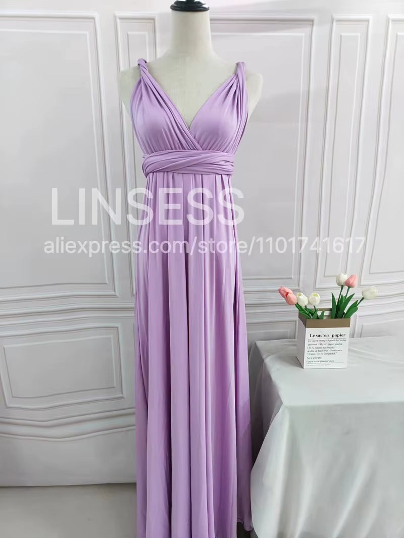 Multiway Maxi Dress Bridesmaid Dress Infinity Cocktail Dress Floor Length Bridesmaid Dress Maxi Dress for Bridesmaid Gifts