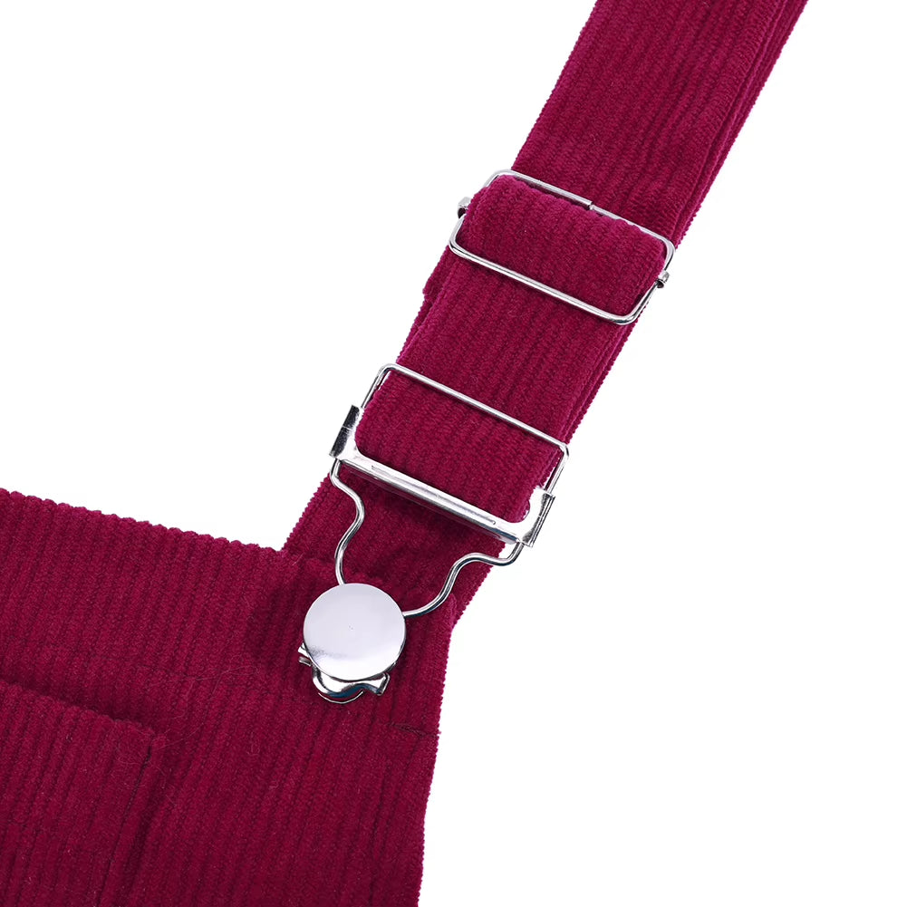 Plain Cord Dress Corduroy A-Line Mini Dress Teenager Girls Elegant Style Square Neck Loose Daily Outfit Holidays Vacation Outfit