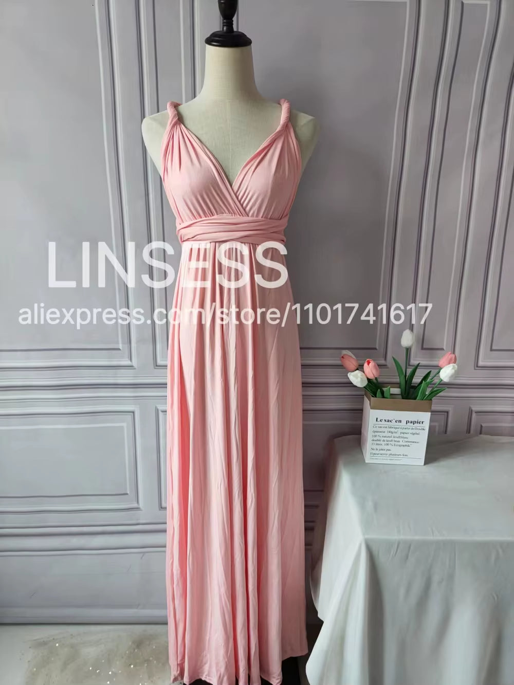Multiway Maxi Dress Bridesmaid Dress Infinity Cocktail Dress Floor Length Bridesmaid Dress Maxi Dress for Bridesmaid Gifts