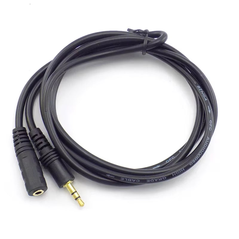 1.5/3/5/10/20M 3.5Mm Stereo Male to Male Jack Male to Female Audio Aux Extension Cable Cord for Computer Laptop MP3/MP4 H10