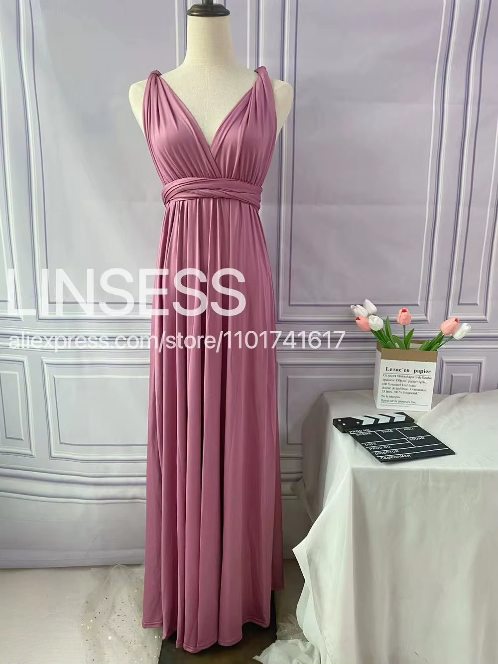 Multiway Maxi Dress Bridesmaid Dress Infinity Cocktail Dress Floor Length Bridesmaid Dress Maxi Dress for Bridesmaid Gifts