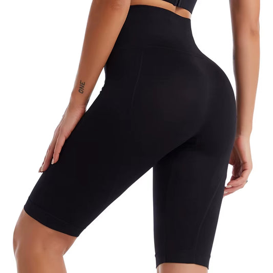 High Waist Sports Shorts Women Naked Feeling Workout Push up Leggings Tummy Control Yoga Running Fitness Gym Slim Pants