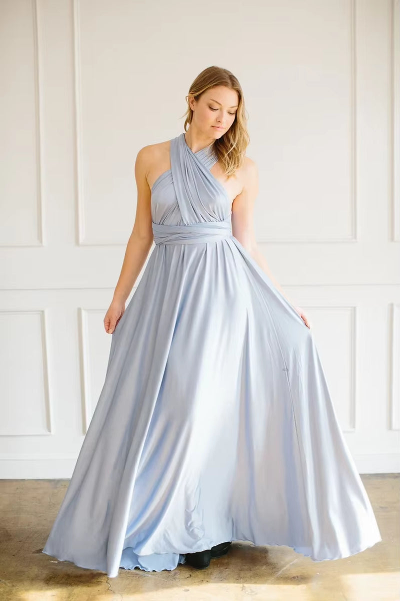 Multiway Maxi Dress Bridesmaid Dress Infinity Cocktail Dress Floor Length Bridesmaid Dress Maxi Dress for Bridesmaid Gifts