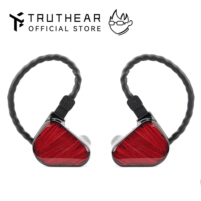 X Crinacle ZERO:RED Earphone Dual Dynamic Drivers in Ear Headphone with 0.78 2Pin Cable