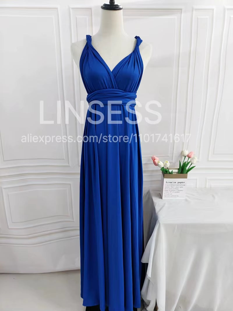 Multiway Maxi Dress Bridesmaid Dress Infinity Cocktail Dress Floor Length Bridesmaid Dress Maxi Dress for Bridesmaid Gifts