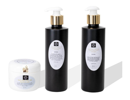 Organic Three Step Anti Aging Body Care System Fragrance Free - For MEN-0