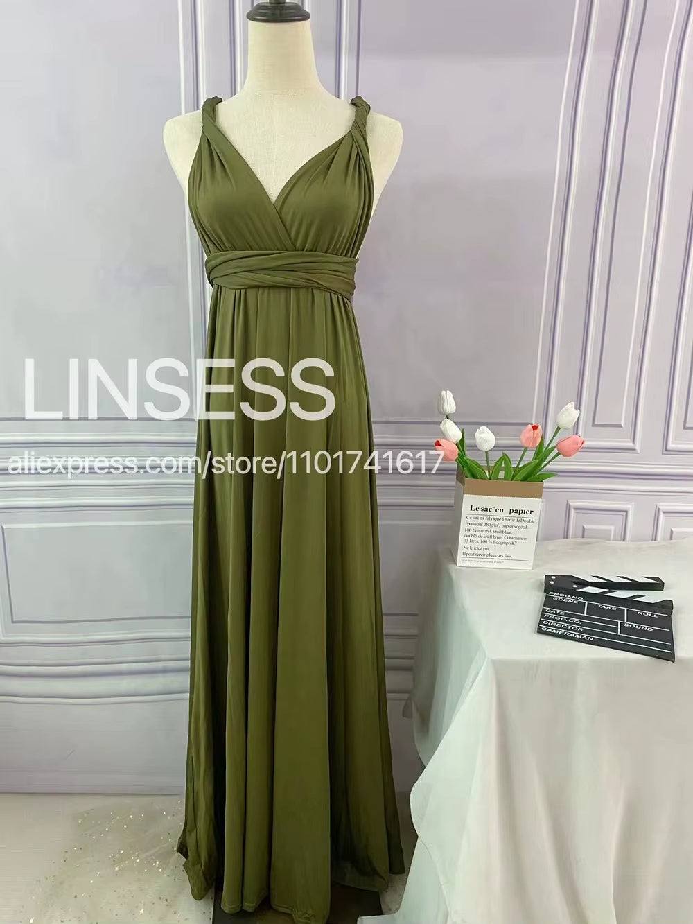 Multiway Maxi Dress Bridesmaid Dress Infinity Cocktail Dress Floor Length Bridesmaid Dress Maxi Dress for Bridesmaid Gifts