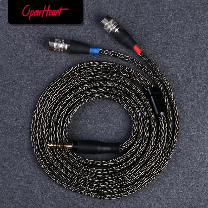 16 Core Headphone Cable for Dan Clark Audio Aeon Alpha Expanse Ether Stealth XLR 4.4Mm 2M 3M Upgrade Balanced Cable