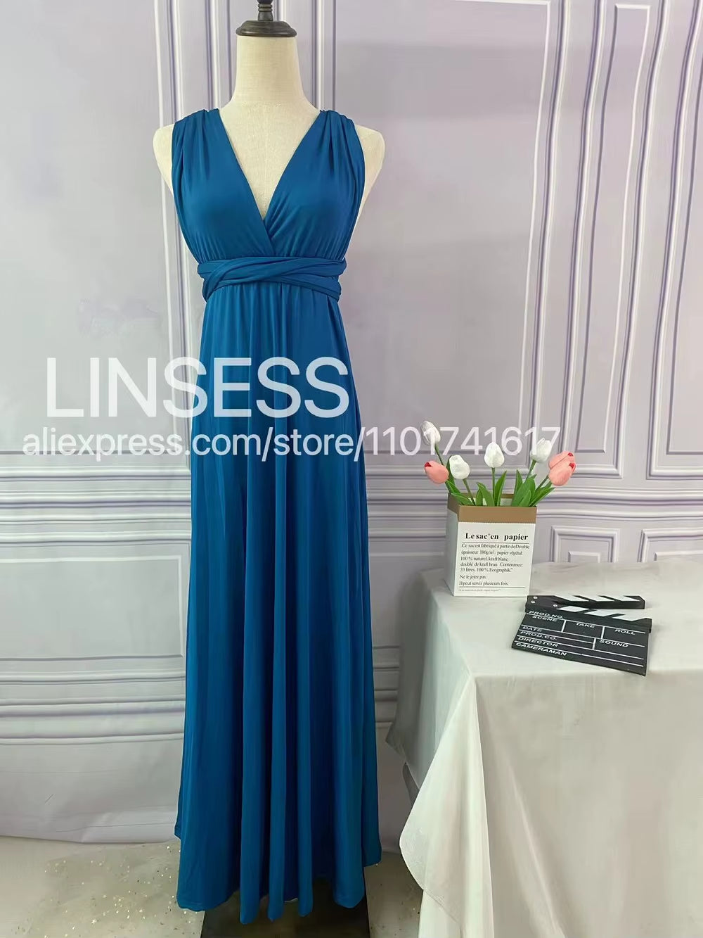 Multiway Maxi Dress Bridesmaid Dress Infinity Cocktail Dress Floor Length Bridesmaid Dress Maxi Dress for Bridesmaid Gifts
