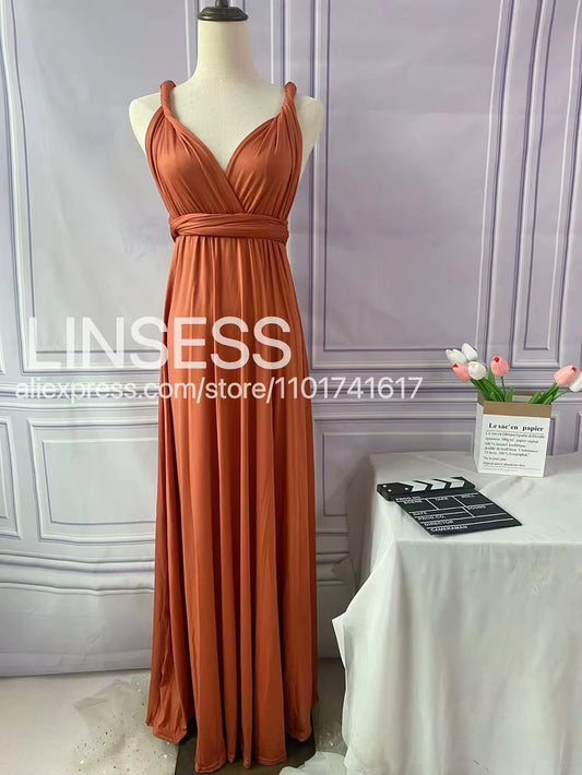 Multiway Maxi Dress Bridesmaid Dress Infinity Cocktail Dress Floor Length Bridesmaid Dress Maxi Dress for Bridesmaid Gifts