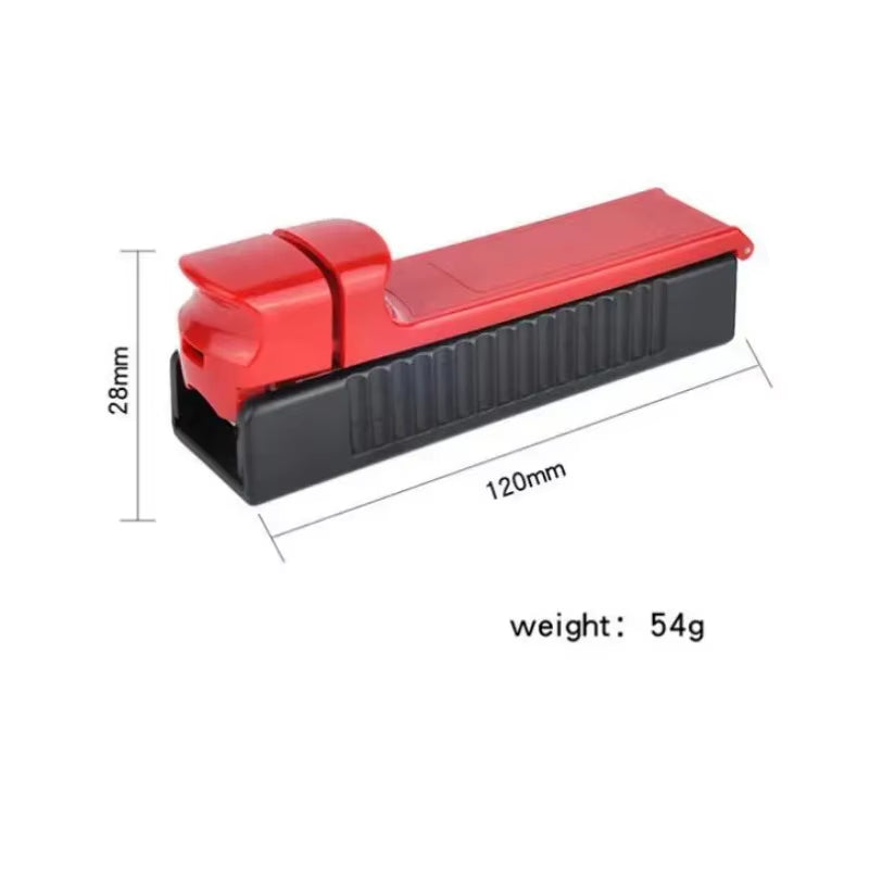 1Pc Single Tube Cigarette Filling Roller Maker Manual Cigarette Tobacco Rolling Machine Smoke Injector Smoking Useful Gadgets