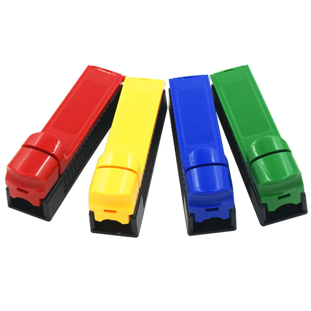 1Pc Single Tube Cigarette Filling Roller Maker Manual Cigarette Tobacco Rolling Machine Smoke Injector Smoking Useful Gadgets