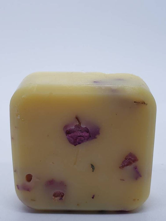 Lotion Bar with Rose Petals-0