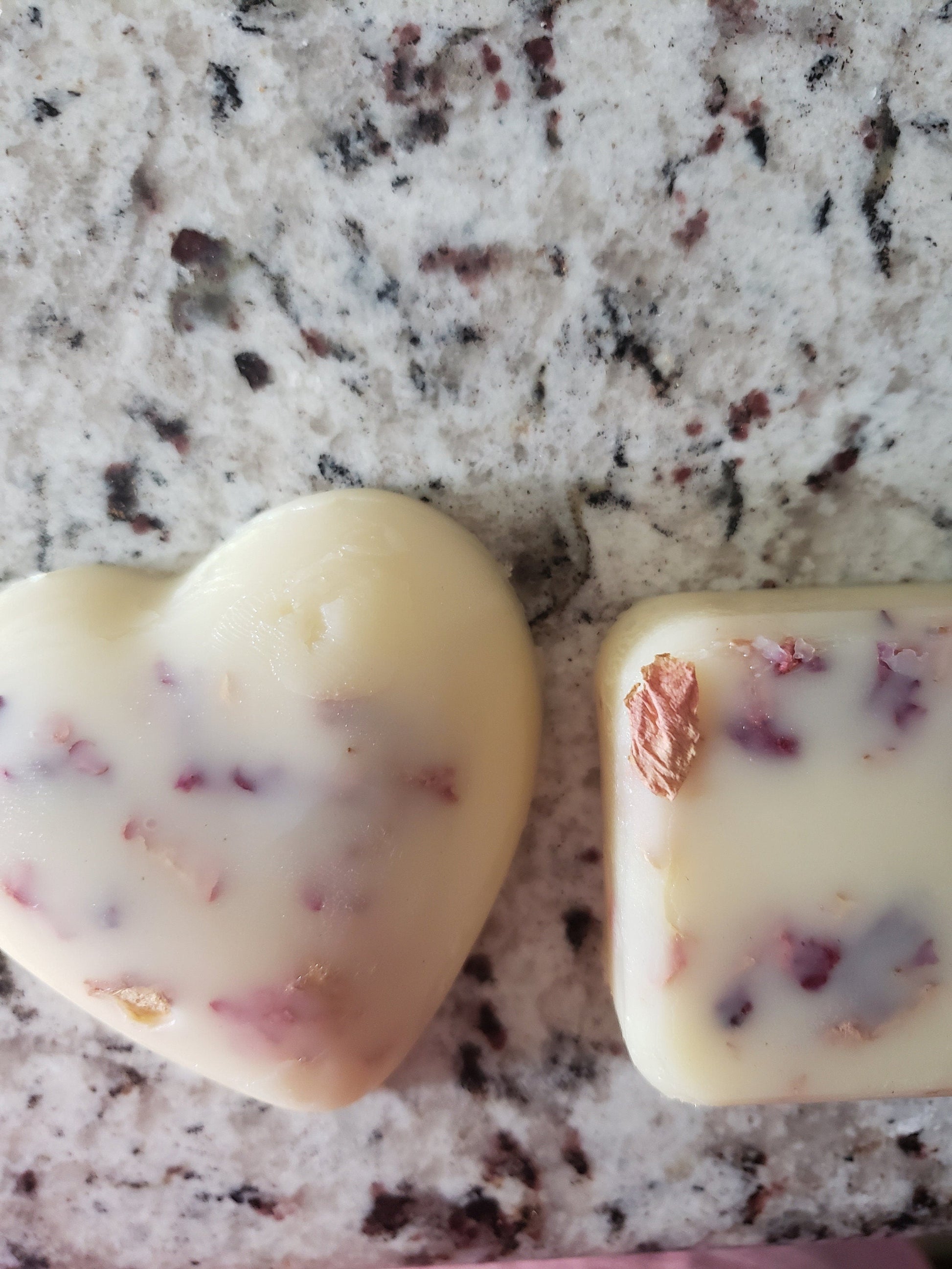 Lotion Bar with Rose Petals-1