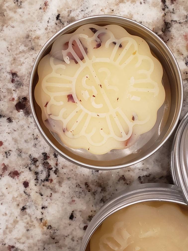 Lotion Bar with Rose Petals-3