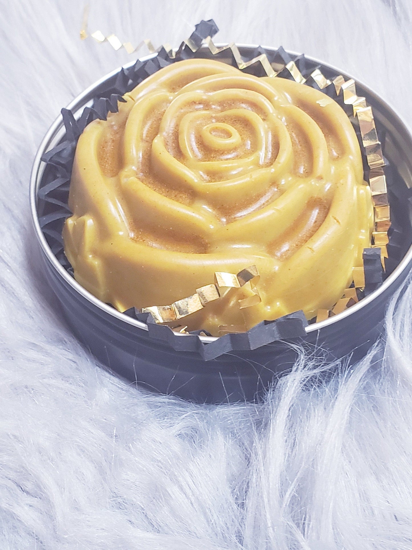 Lotion Bar with Rose Petals-4